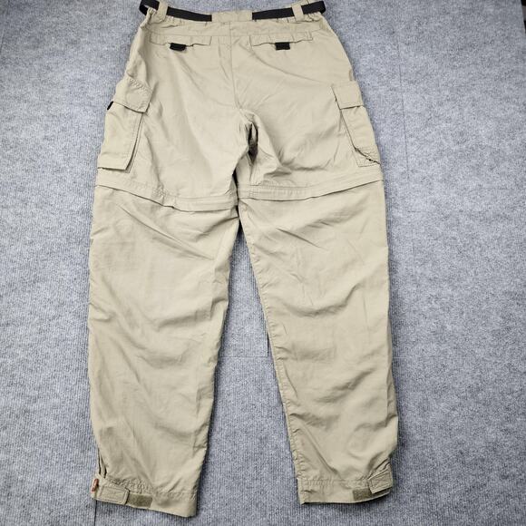 REI Pants Womens 12 Khaki Convertible Zip Off Hiking Nylon Cargo UPF 50+ Outdoor - Picture 8 of 8